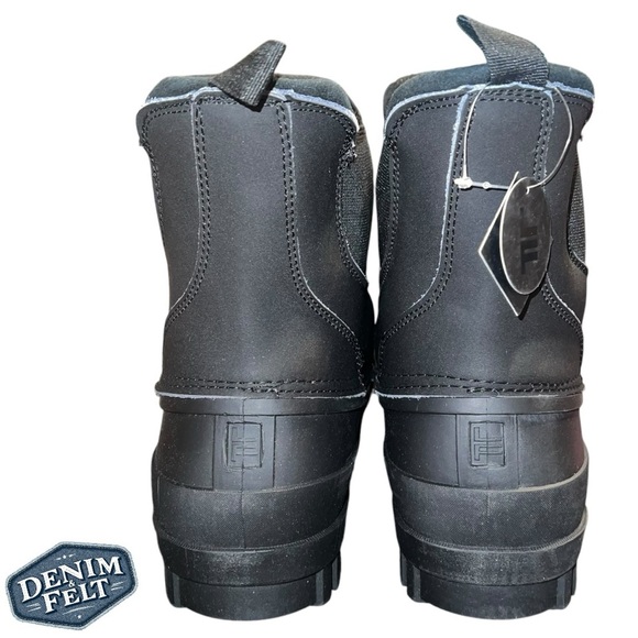 London Fog Men’s Black Tyler Snow Chelsea Boots | NEW/NIB!!❄️☃️🏂 - Picture 8 of 14